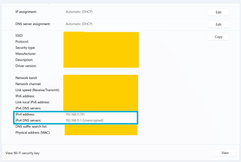 how to find ip address