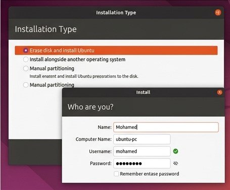 Choose the Disk Installation Method