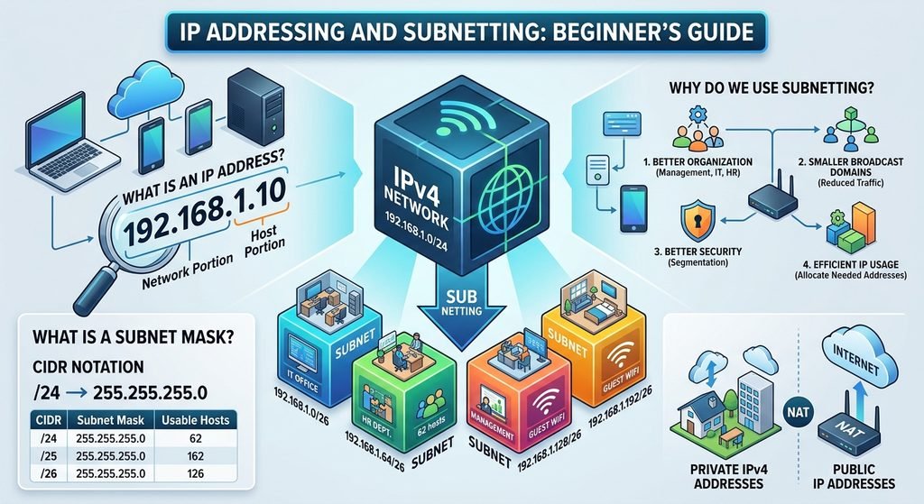 IP addressing and subnetting networking
